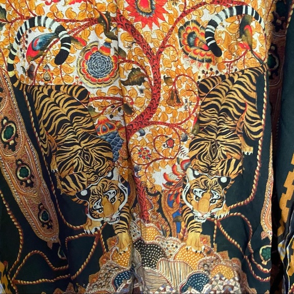 Blank London Tiger print Kaftan dress or coverup one size flutter sleeve - Picture 3 of 8